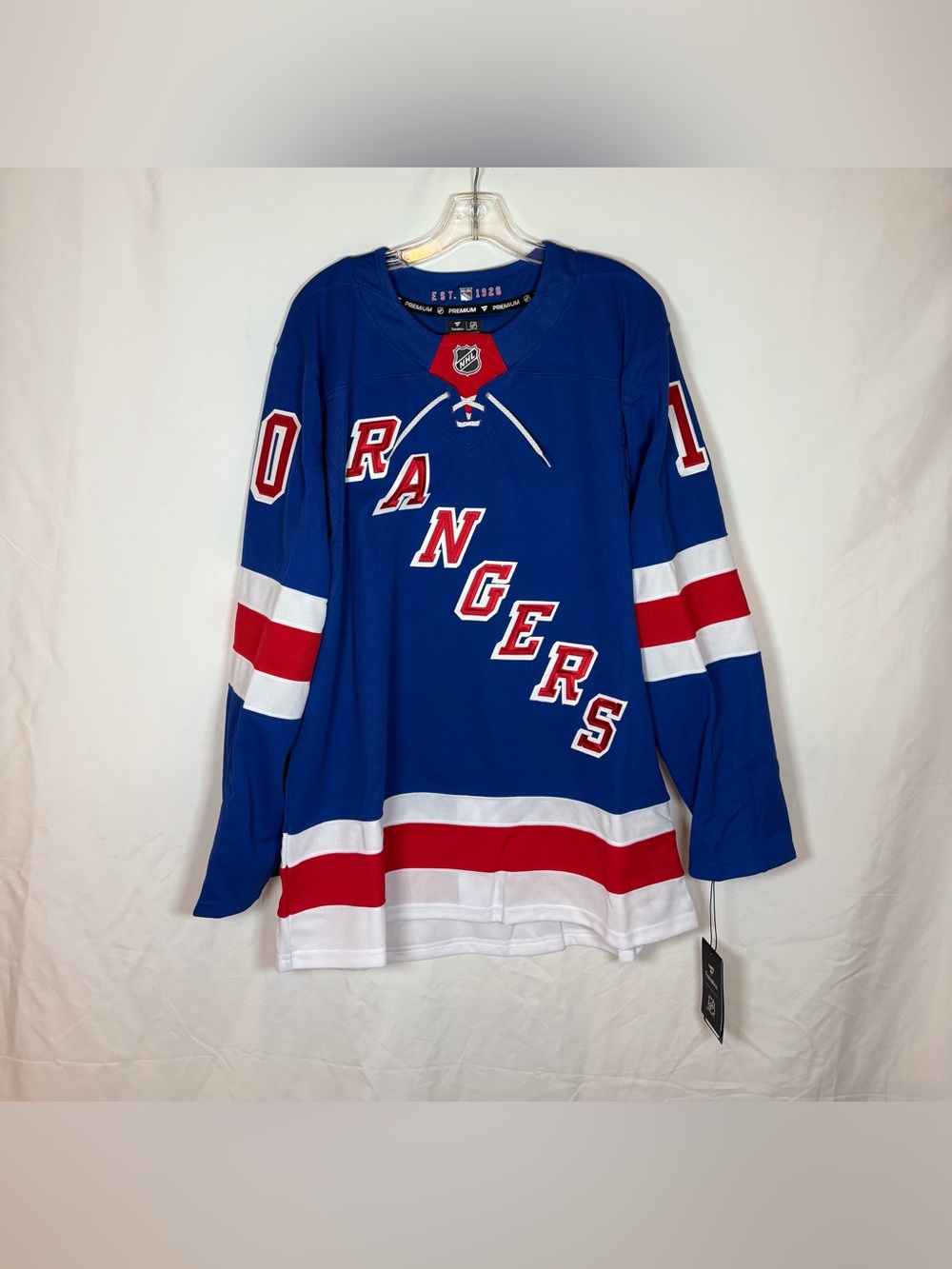 Fanatics New York Rangers #10 Panarin Blue Home Hockey Jersey 50